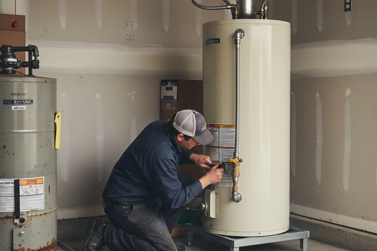 Water heater and shutoff valve replacement in Montour Falls
